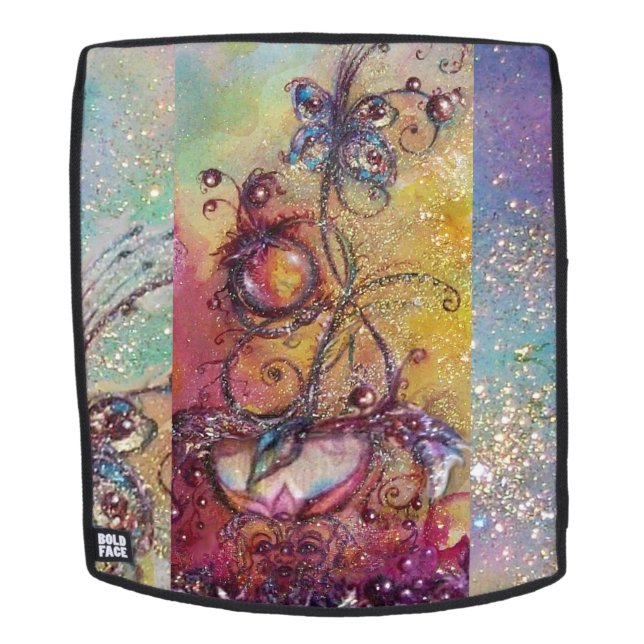 SAC À DOS JARDIN DES OMBRES PERDUES MAGIQUE BUTTERFLY PLANTE (Devant amovible)