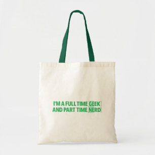 Sac À Dos Je Suis Un Geek À Plein Temps Et Un Nerd