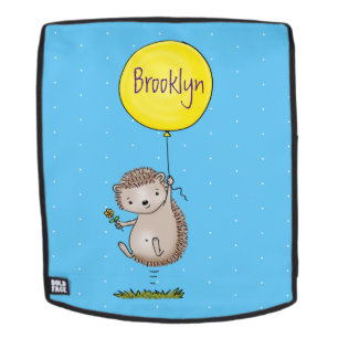 Sac À Dos Joli hérisson et motif de dessin animé de ballon