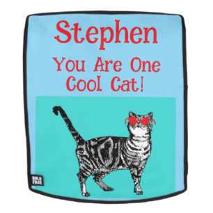 Sac À Dos Joyeux anniversaire Vous Cool Tabby Chat Mens Mari