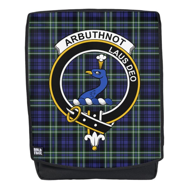 Sac À Dos Le tartan à carreaux du blason du clan Arbuthnot (Devant)