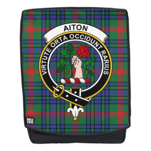 Sac À Dos Le Tartan Plaid de la Crête du Clan Aiton