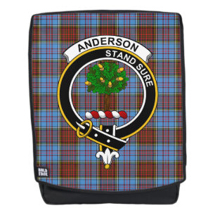 Sac À Dos Le Tartan Plaid de la Crête Moderne du Clan Anders