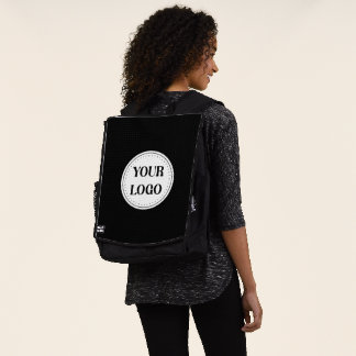 Sac À Dos Logo Marque Noire | Entreprise Commerciale Société