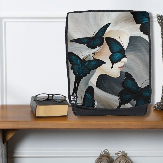 Sac À Dos Mascarade du Papillon Bleu Élégante Fantaisie (Créateur téléchargé)