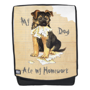 Sac À Dos Mon GSD a mangé mon travail