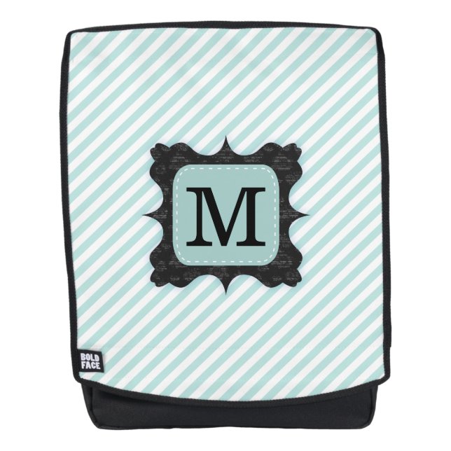 Sac À Dos Monogramme vert en bon état de noir de motif de (Devant)