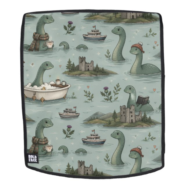 Sac À Dos Monstre du Loch Ness  (Devant amovible)