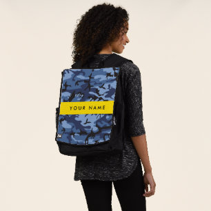 Sac À Dos Motif camouflage bleu marine Personnalisez votre n