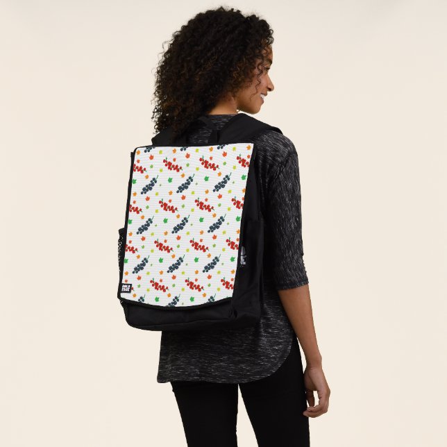 Sac À Dos Motif de baies, framboise, myrtille, fruit (Porté)
