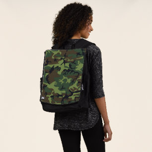 Sac À Dos Motif de camouflage vert, motif militaire, armée