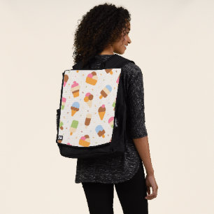 Sac À Dos Motif de crème glacée, cône de crème glacée, Popsi