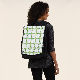 Sac À Dos Motif de feuille, motif de feuilles, feuilles vert