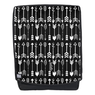 Sac À Dos Motif de flèche noir et blanc