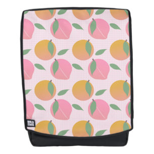 Sac À Dos Motif de fruits orange pêche rose