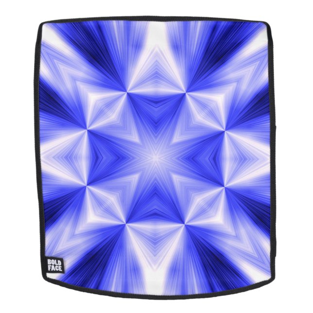 Sac À Dos Motif d'éclatement de la ligne bleue (Devant amovible)