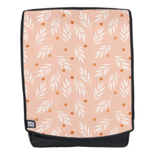 Sac À Dos Motif Feuille moderne Apricot rose