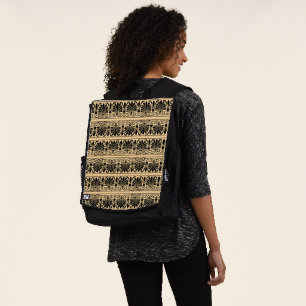 Sac À Dos Motif grec méditerranéen arabe Brown