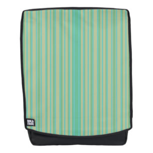 Sac À Dos Motif rayé vert Jade moderne