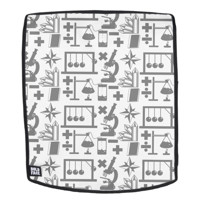 Sac À Dos Motif scientifique (Devant amovible)