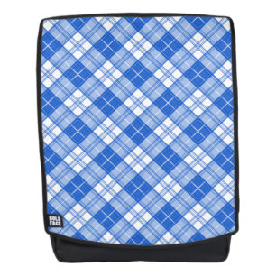 Sac À Dos Motif Tartan Marron Blanc yxm0uat9