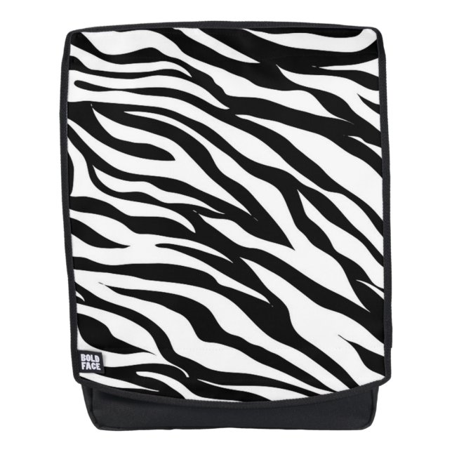 Sac À Dos Motif Zèbre (Devant)