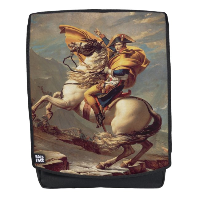 Sac À Dos Napoléon vintage Traversant les Alpes (Devant)