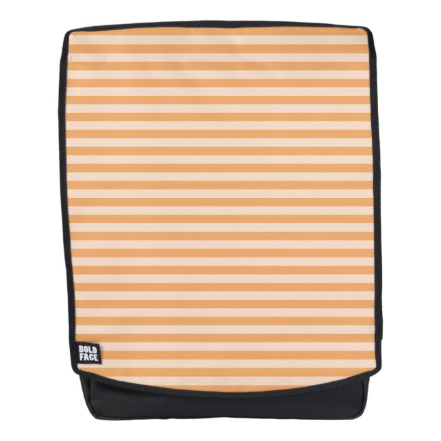 Sac À Dos Orange Stripes Seamless Pattern (Devant)