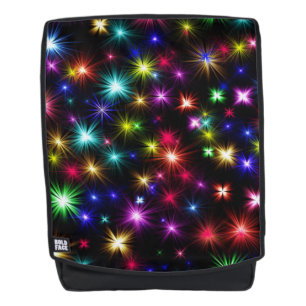 Sac À Dos Paillettes Arc-en-ciel Brillantes, Étoiles & Feux