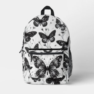 Sac à dos Papillon noir et blanc