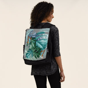 Sac À Dos Papillons du Paradis Tropical Turquoise Splash