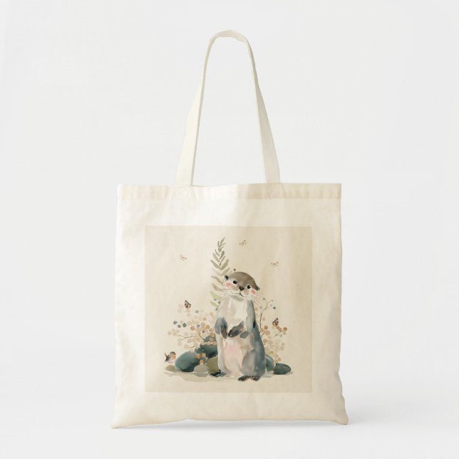 Sac à dos personnalisé pour explorateur loutre (Devant)