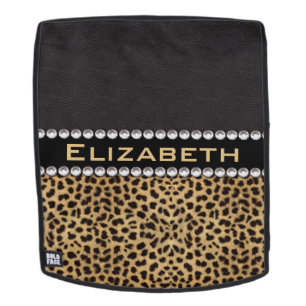 Sac À Dos PHOTO de monogramme de diamants de fausse pierre