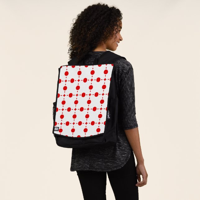 Sac À Dos Points rouges, Motif à pois, Pois, Pointillé (Porté)