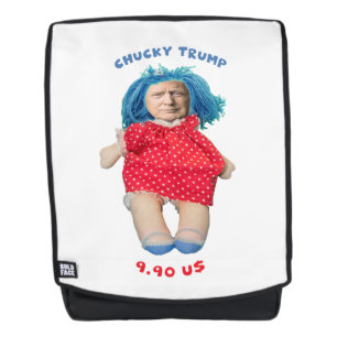 Sac À Dos Poupée de Chucky Donald Trump