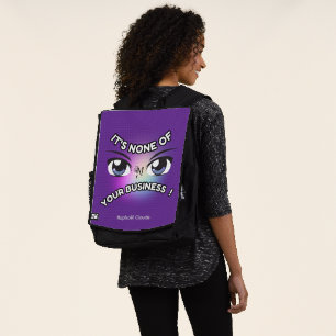 Sac à dos pour adultes : Aucun des vôtres (violet)