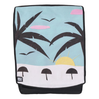 Sac à dos pour adultes avec design de plage Silhou