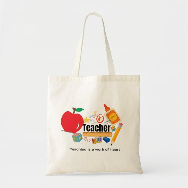 Sac À Dos Pour Enseignants «L'Enseignement Est Un  (Devant)