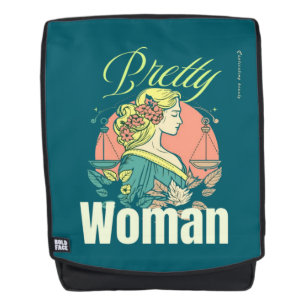 Sac À Dos Pretty Woman – Illustration de Beauté Captivante