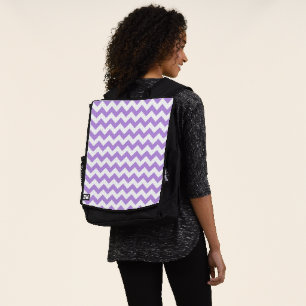 Sac À Dos Purple Zigzag, Purple Chevron, Motif géométrique