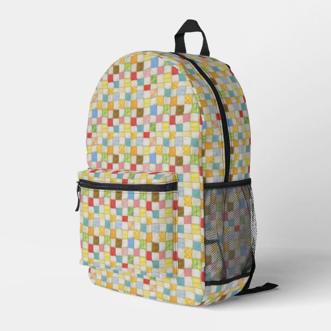 Sac à dos QUILT CRAZY (Coin arrière droit)