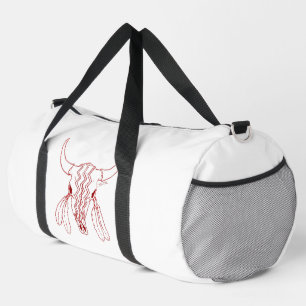 Sac à dos Red Ghost Dance Buffalo ligne blanche