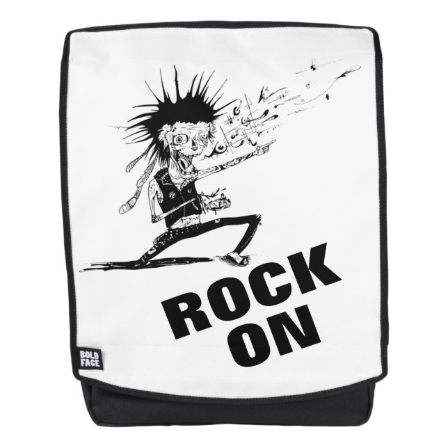 Sac À Dos Rock On Zombie (Devant)