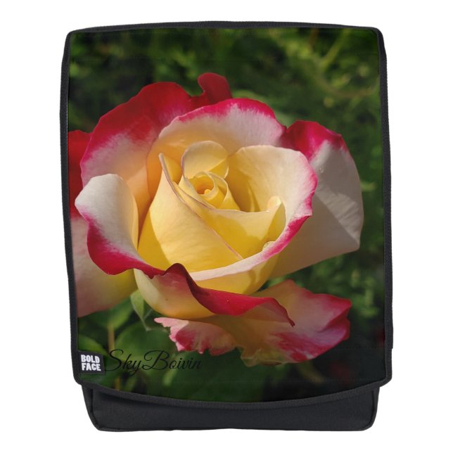 Sac À Dos rose jaune (Devant)