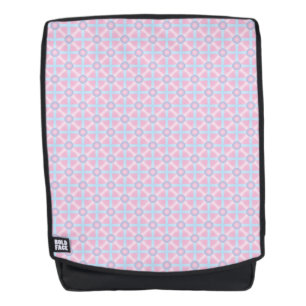 Sac À Dos Rose mignon, violet et bleu clair Motif