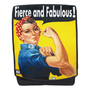 Sac À Dos Rosie la riveuse Fière et Fabuleuse Branchée