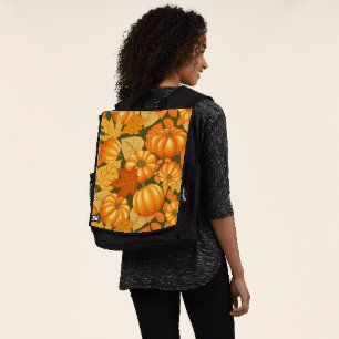 Sac À Dos Saison d'automne Halloween Citrouille Motif