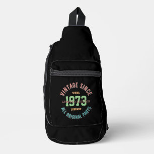 Sac à dos scolaire personnalisé Nom Année Vintage