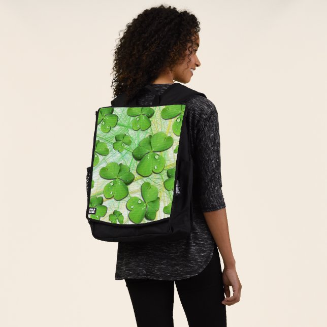 Sac À Dos Shamrock vert St Patrick iPhone 5 Coque-Mate (Porté)