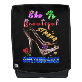 Sac À Dos She Is Beautiful Strong Unstoppable